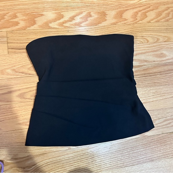 Tube Top Strapless Bare Fitted Jet Black Women’s Small US Dynamite - Picture 6 of 11